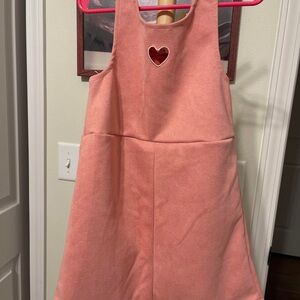 Pink Dress with Heart Cutout